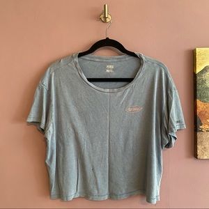 PINK “Not Today” Cropped Tee